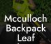 Mcculloch Backpack Leaf Blower