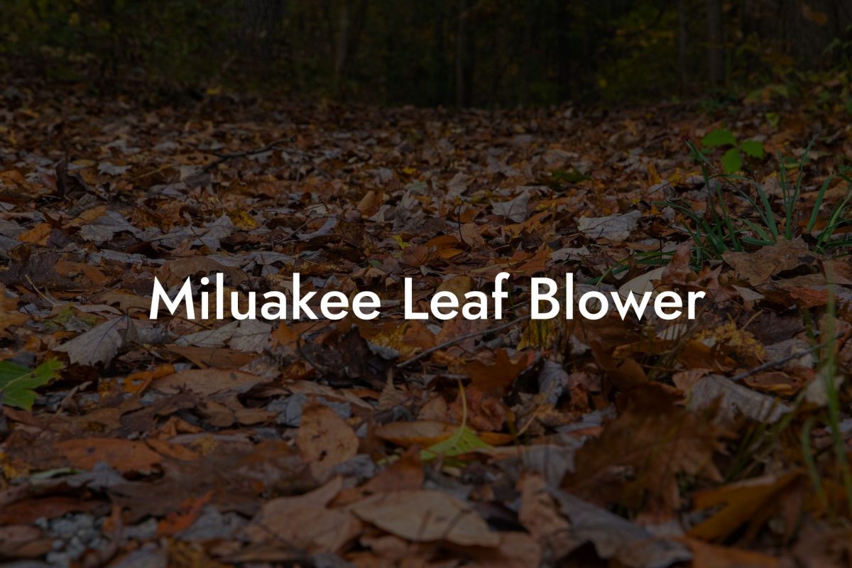 Miluakee Leaf Blower