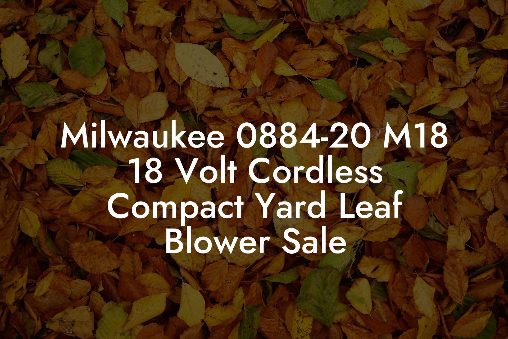 Milwaukee 0884-20 M18 18 Volt Cordless Compact Yard Leaf Blower Sale