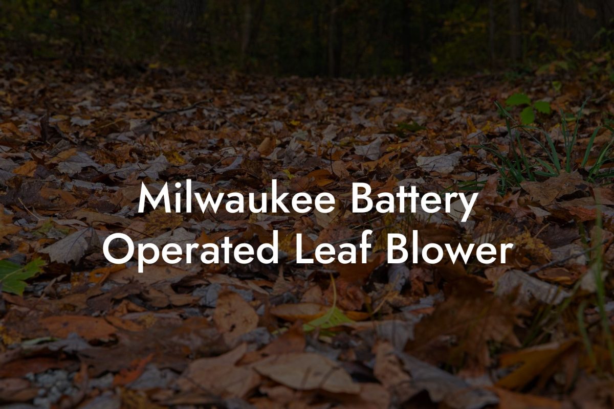 Milwaukee Battery Operated Leaf Blower