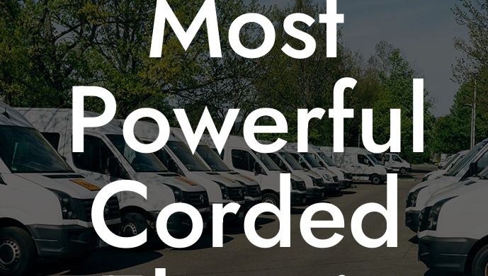 Most Powerful Corded Electric Leaf Blower