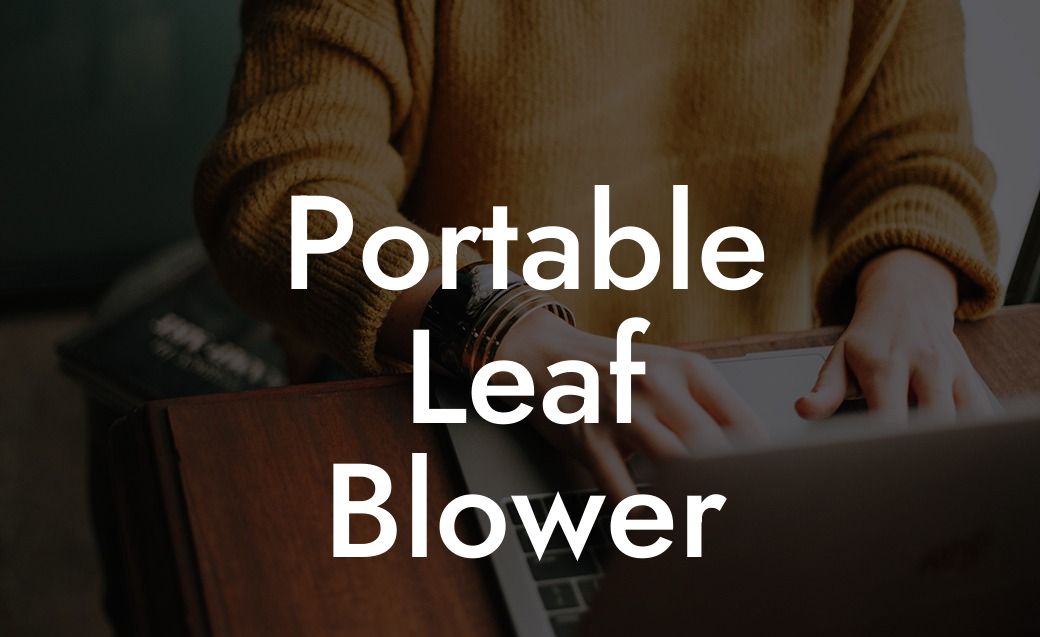 Portable Leaf Blower