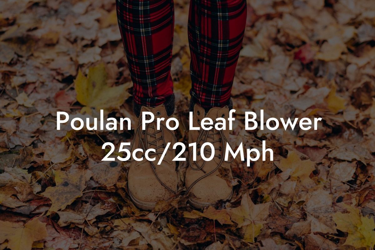 Poulan Pro Leaf Blower 25cc/210 Mph