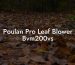 Poulan Pro Leaf Blower Bvm200vs