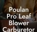 Poulan Pro Leaf Blower Carburetor