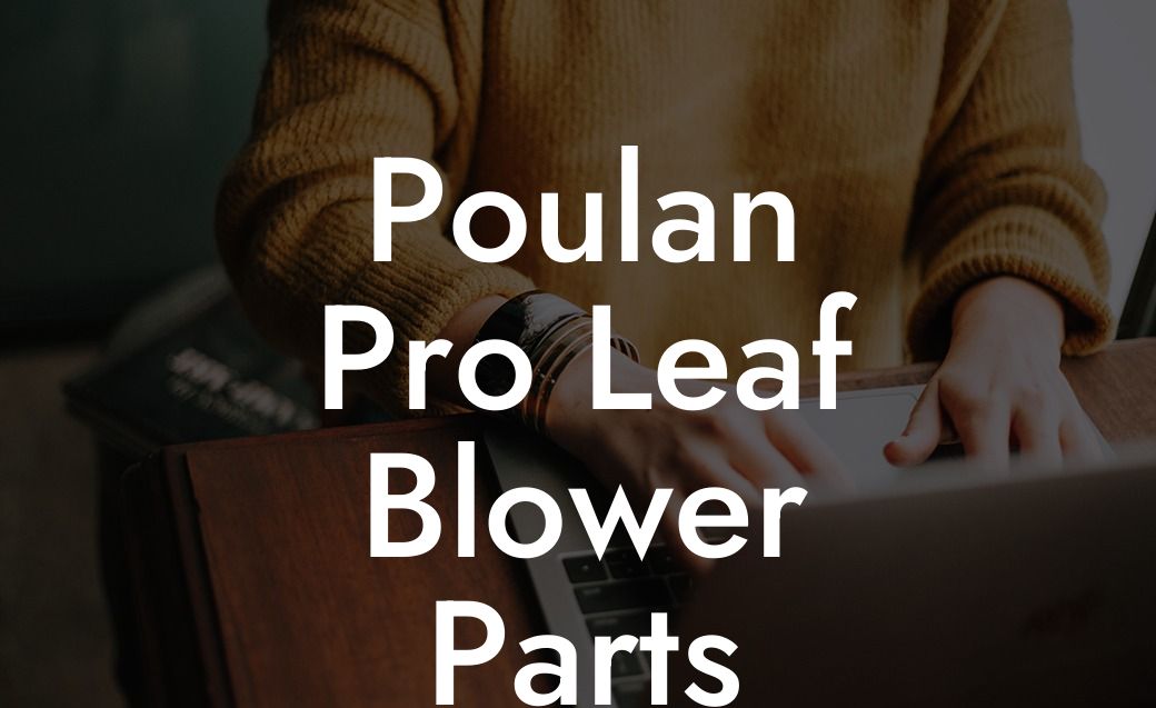 Poulan Pro Leaf Blower Parts