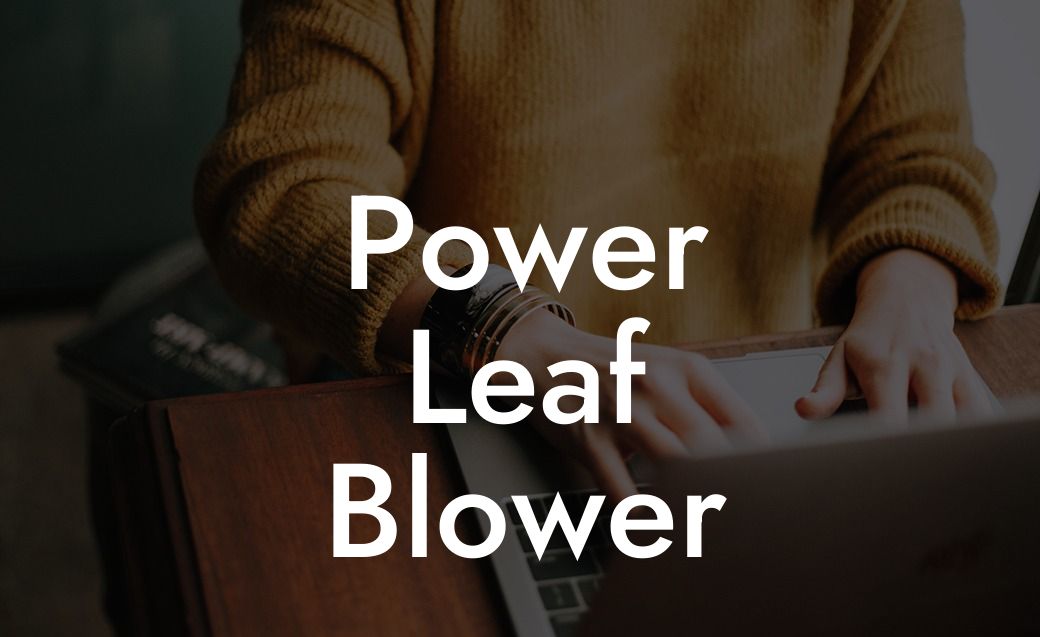 Power Leaf Blower