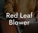 Red Leaf Blower