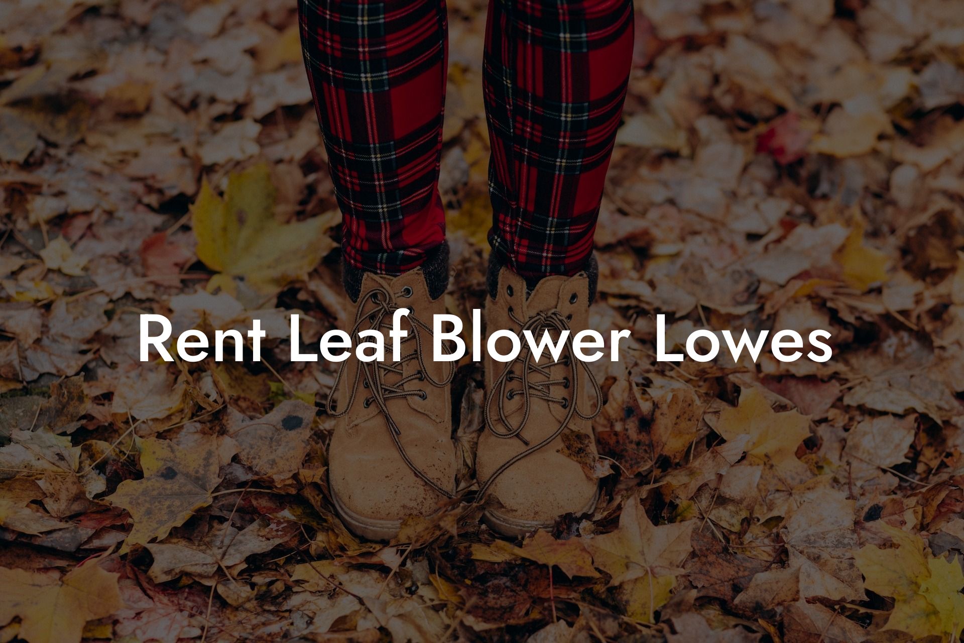 Rent Leaf Blower Lowes