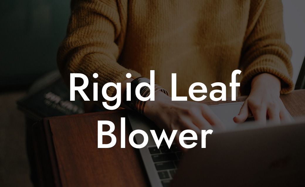 Rigid Leaf Blower