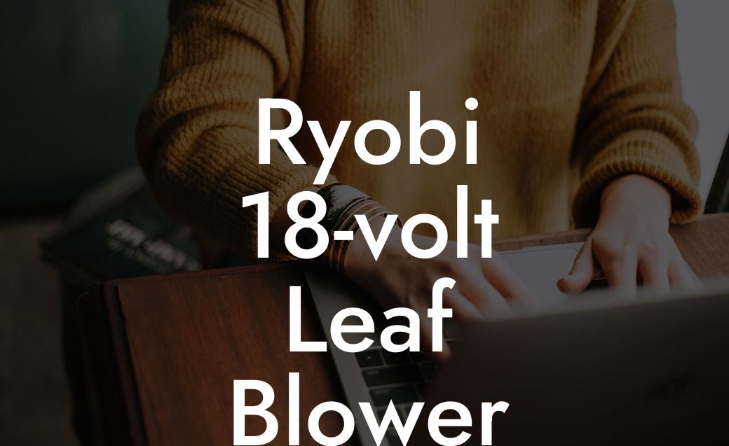 Ryobi 18-volt Leaf Blower