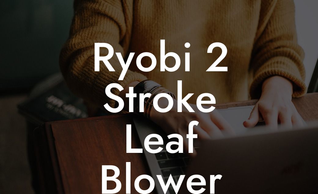 Ryobi 2 Stroke Leaf Blower