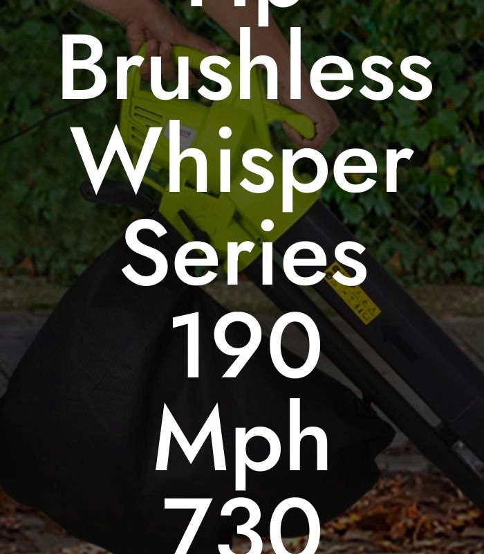 Ryobi 40v Hp Brushless Whisper Series 190 Mph 730 Cfm Cordless Battery Jet Fan Leaf Blower