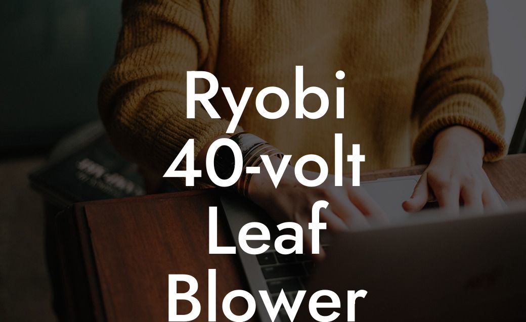 Ryobi 40-volt Leaf Blower