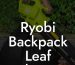 Ryobi Backpack Leaf Blower