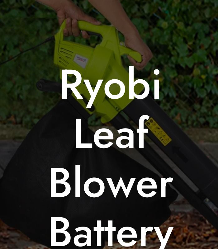 Ryobi Leaf Blower Battery Operated