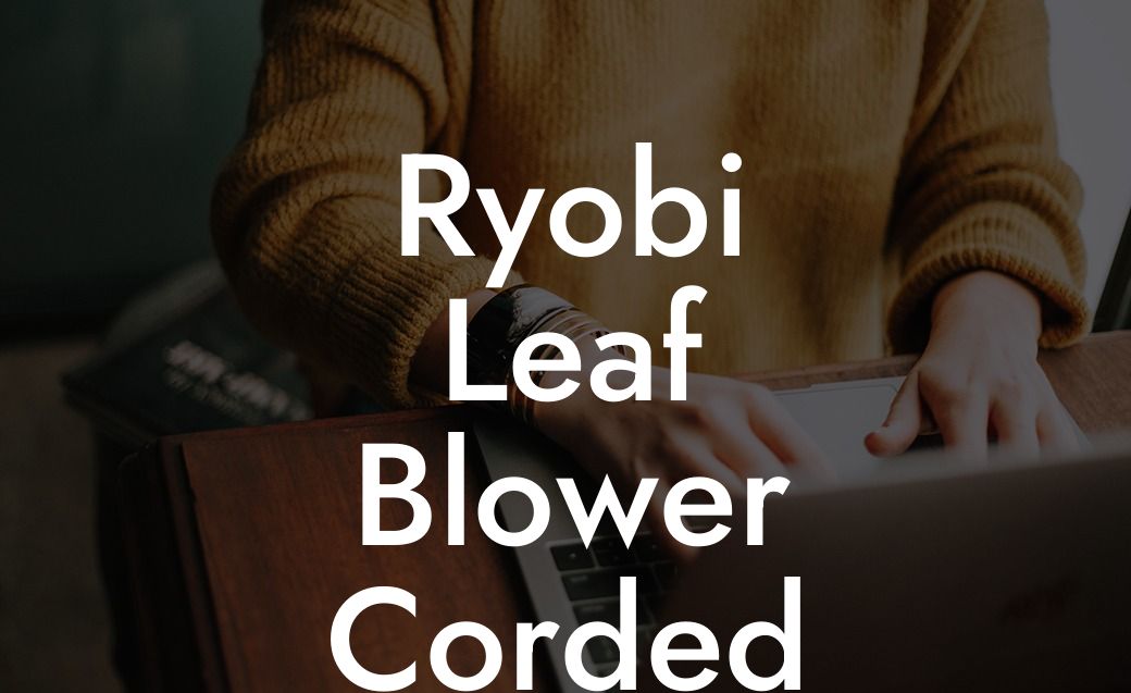 Ryobi Leaf Blower Corded