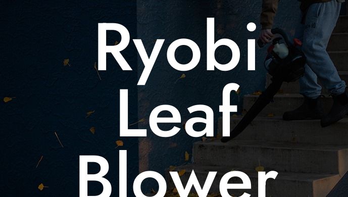 Ryobi Leaf Blower Gutter Attachment