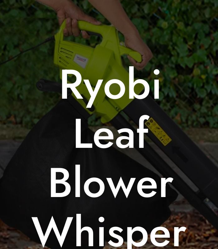 Ryobi Leaf Blower Whisper Series