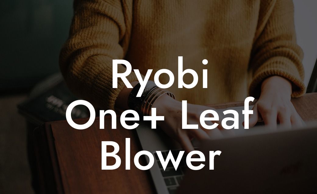 Ryobi One Leaf Blower