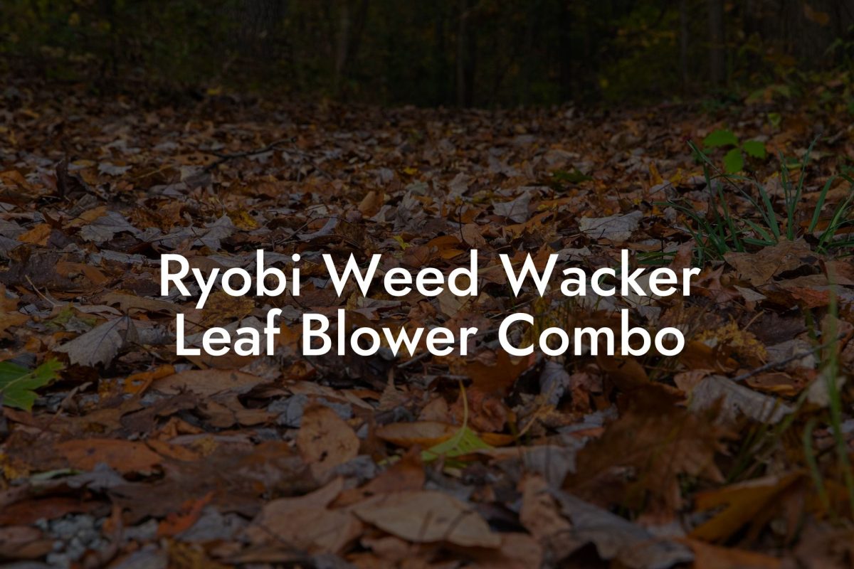 Ryobi Weed Wacker Leaf Blower Combo