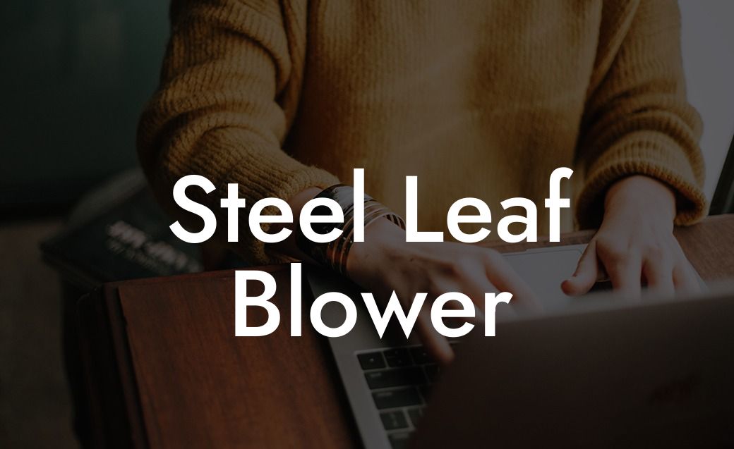 Steel Leaf Blower