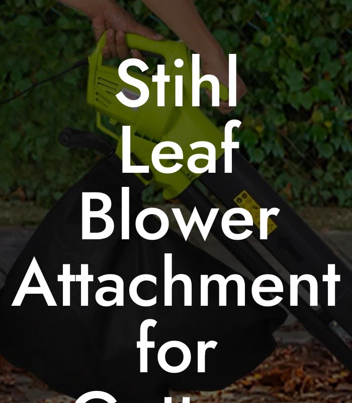 Stihl Leaf Blower Attachment for Gutters