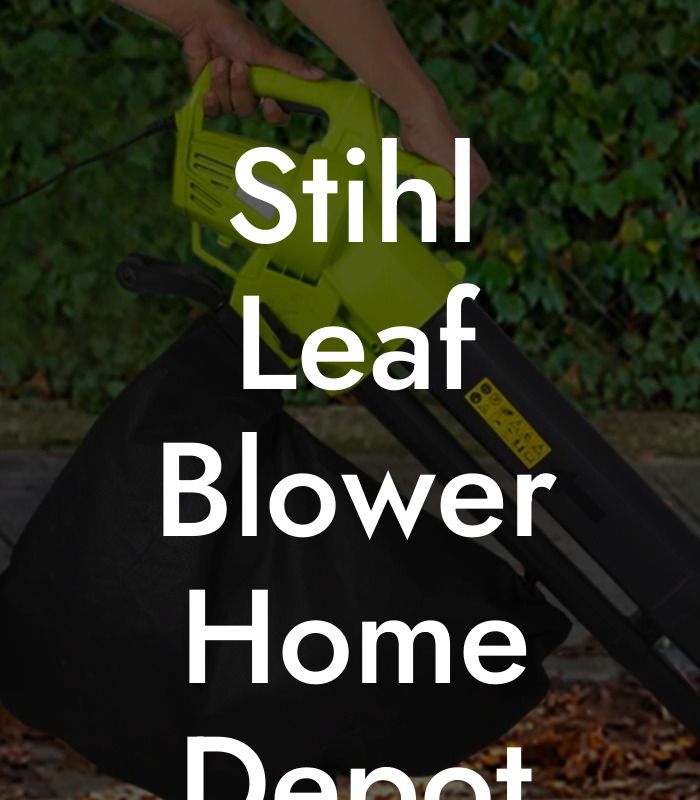 Stihl Leaf Blower Home Depot