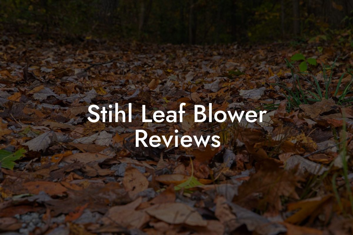 Stihl Leaf Blower Reviews