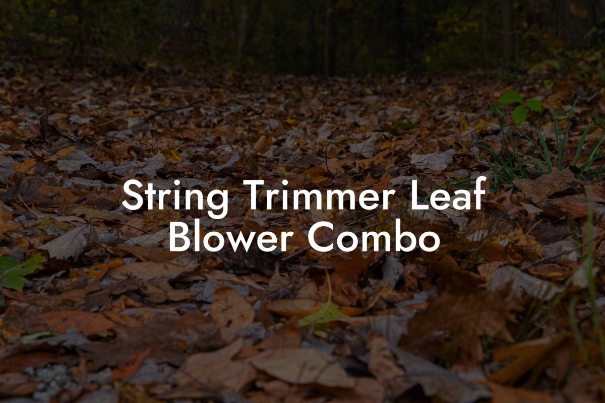 String Trimmer Leaf Blower Combo