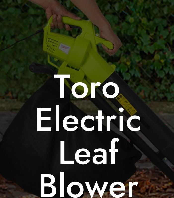 Toro Electric Leaf Blower