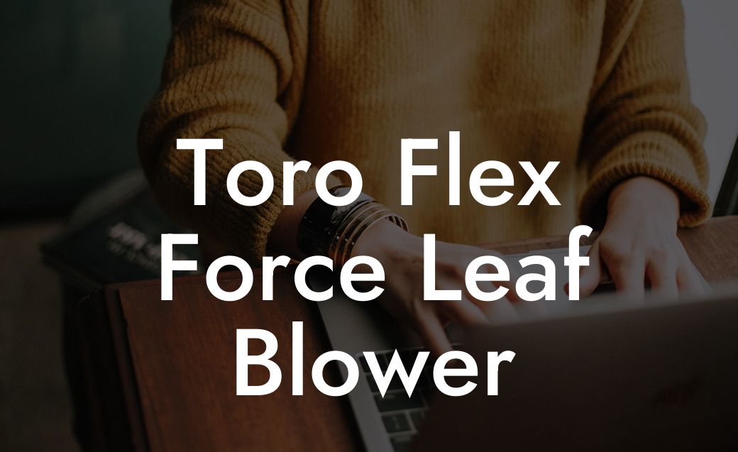 Toro Flex Force Leaf Blower