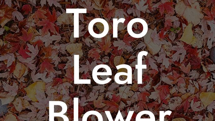 Toro Leaf Blower Vacuum Bag