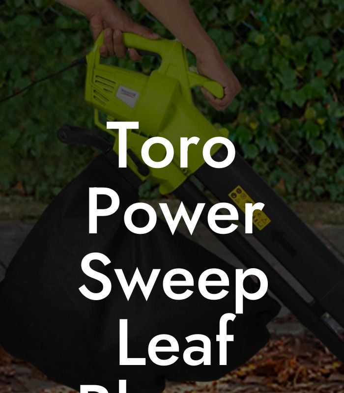 Toro Power Sweep Leaf Blower