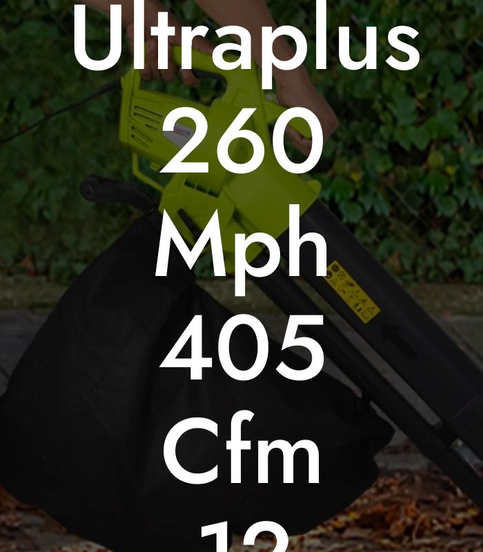 Toro Ultraplus 260 Mph 405 Cfm 12 Amp Electric Leaf Blower/vacuum/mulcher