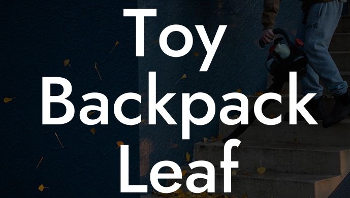 Toy Backpack Leaf Blower