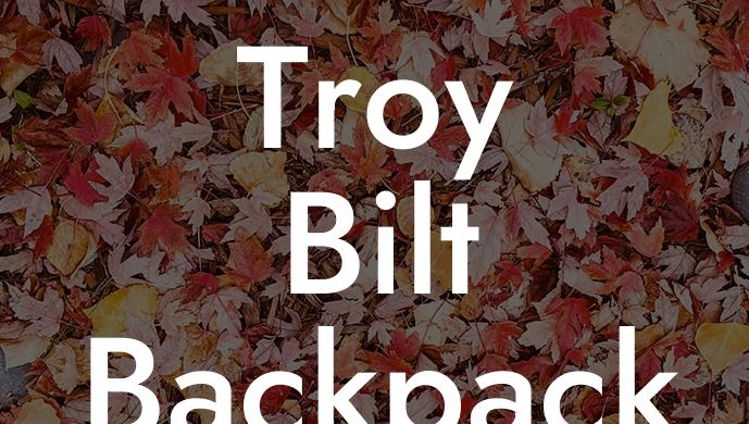 Troy Bilt Backpack Leaf Blower