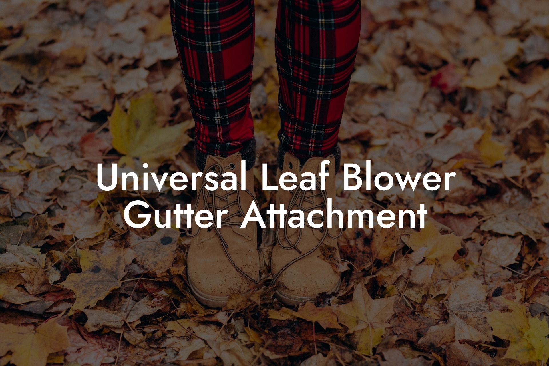 Universal Leaf Blower Gutter Attachment