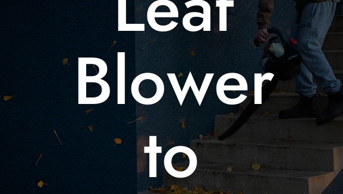 Use Leaf Blower to Clean Dryer Vent