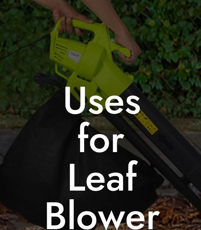 Uses for Leaf Blower