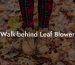 Walk-behind Leaf Blower