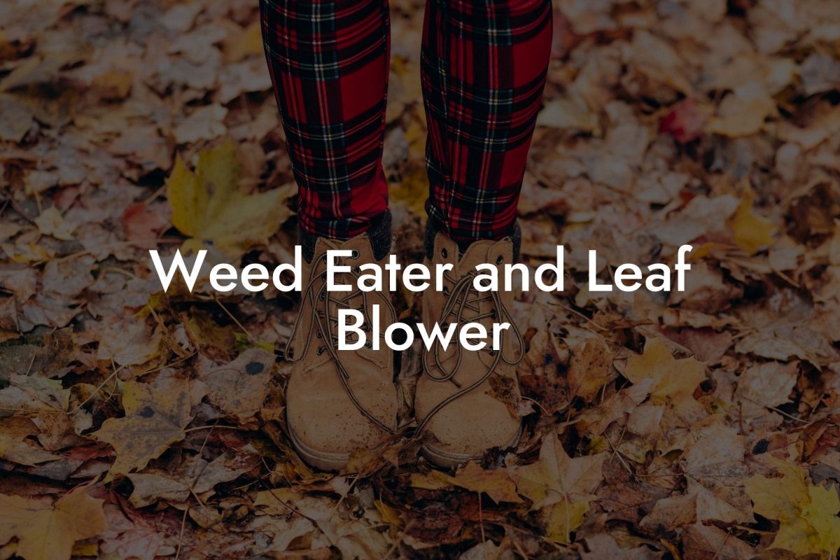 Weed Eater and Leaf Blower