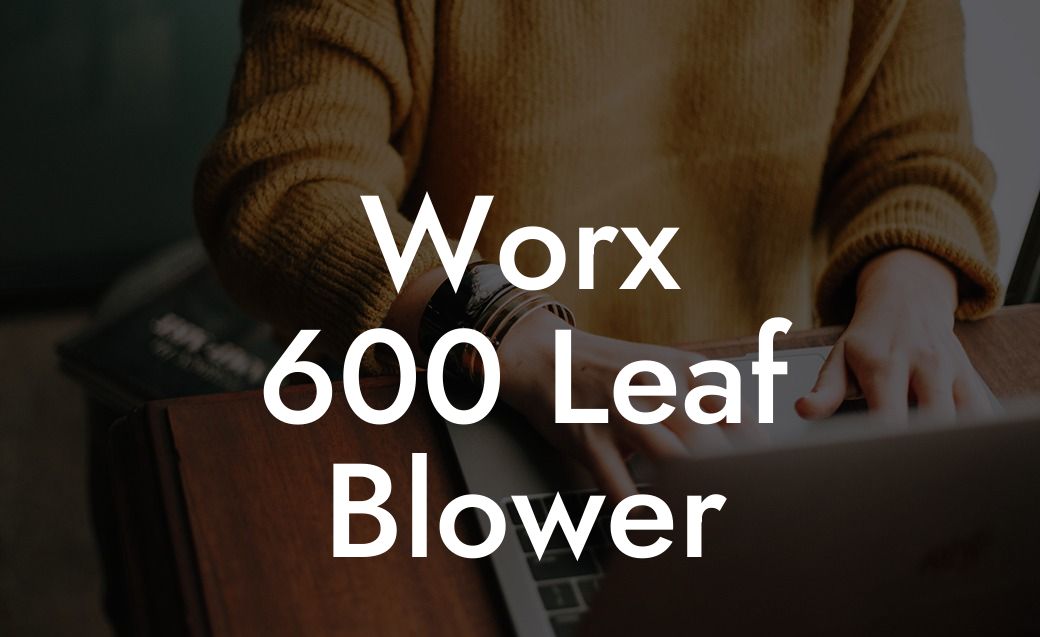 Worx 600 Leaf Blower