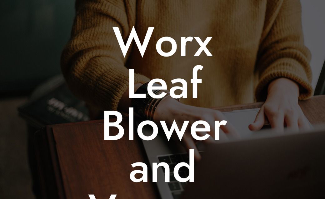 Worx Leaf Blower and Vacuum