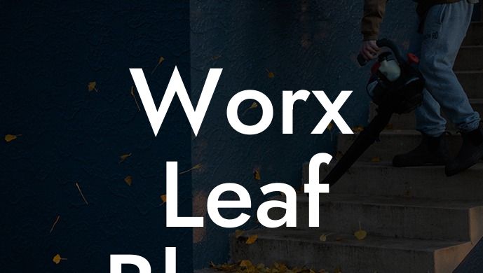 Worx Leaf Blower Parts