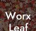 Worx Leaf Blower/mulcher