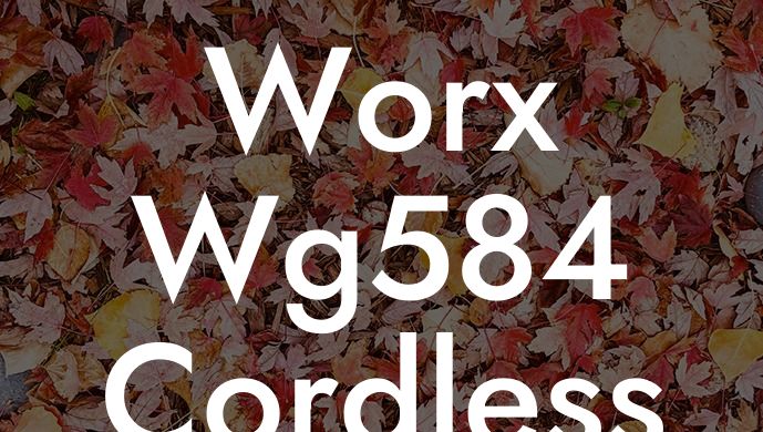 Worx Wg584 Cordless Leaf Blower